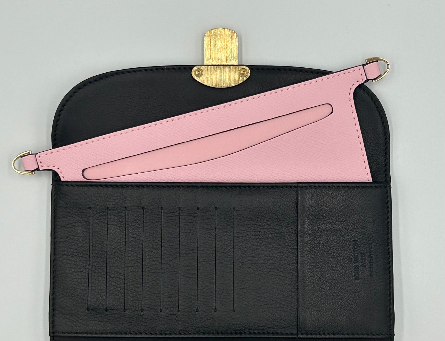 Wallet on a chain insert-light pink