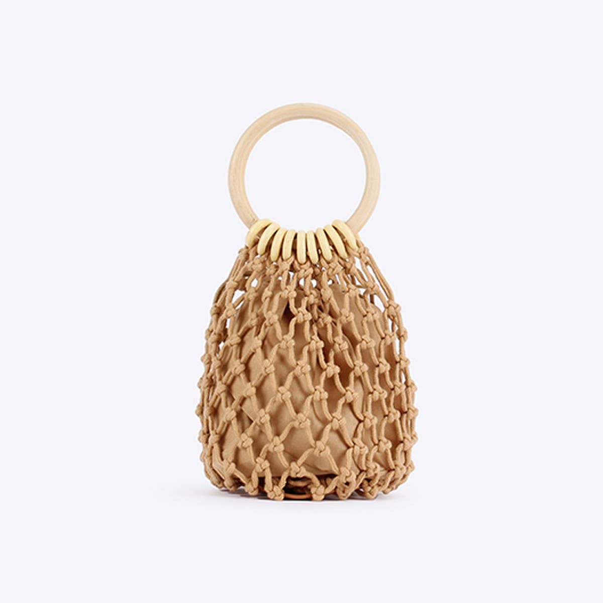NEW SOLID COLOR HANDMADE COTTON WOVEN BAG