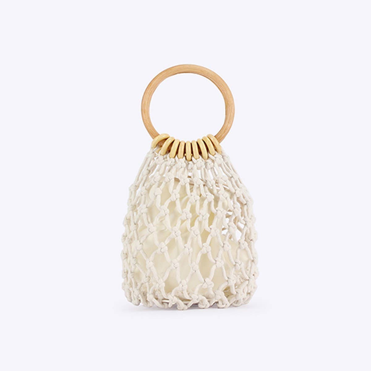 NEW SOLID COLOR HANDMADE COTTON WOVEN BAG