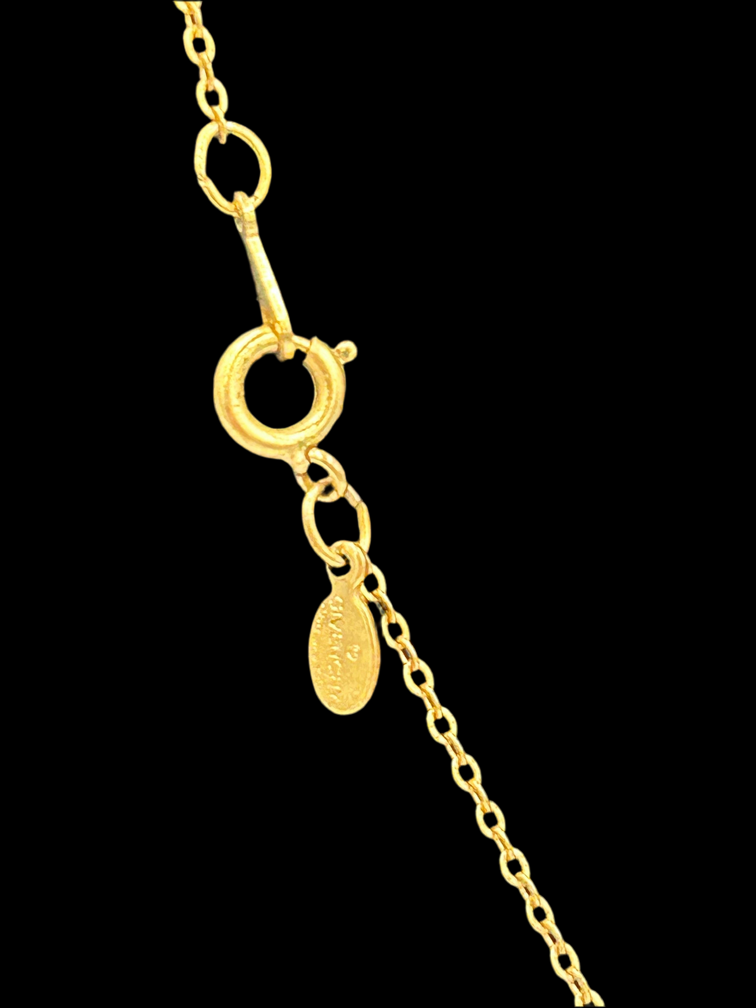 Givenchy Gold-Tone Geometric Chain Pendant Necklace