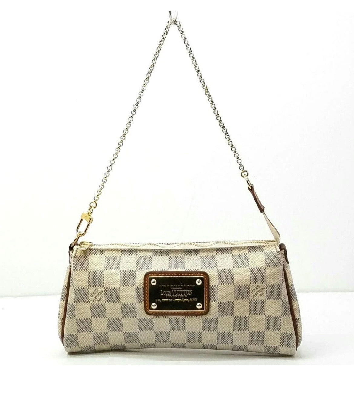 Louis Vuitton Eva Clutch in Damier Azur canvas
