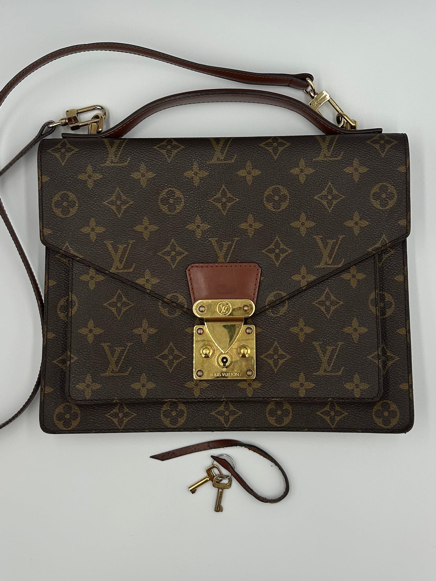 Louis Vuitton Monceau 28 in the iconic Monogram canvas