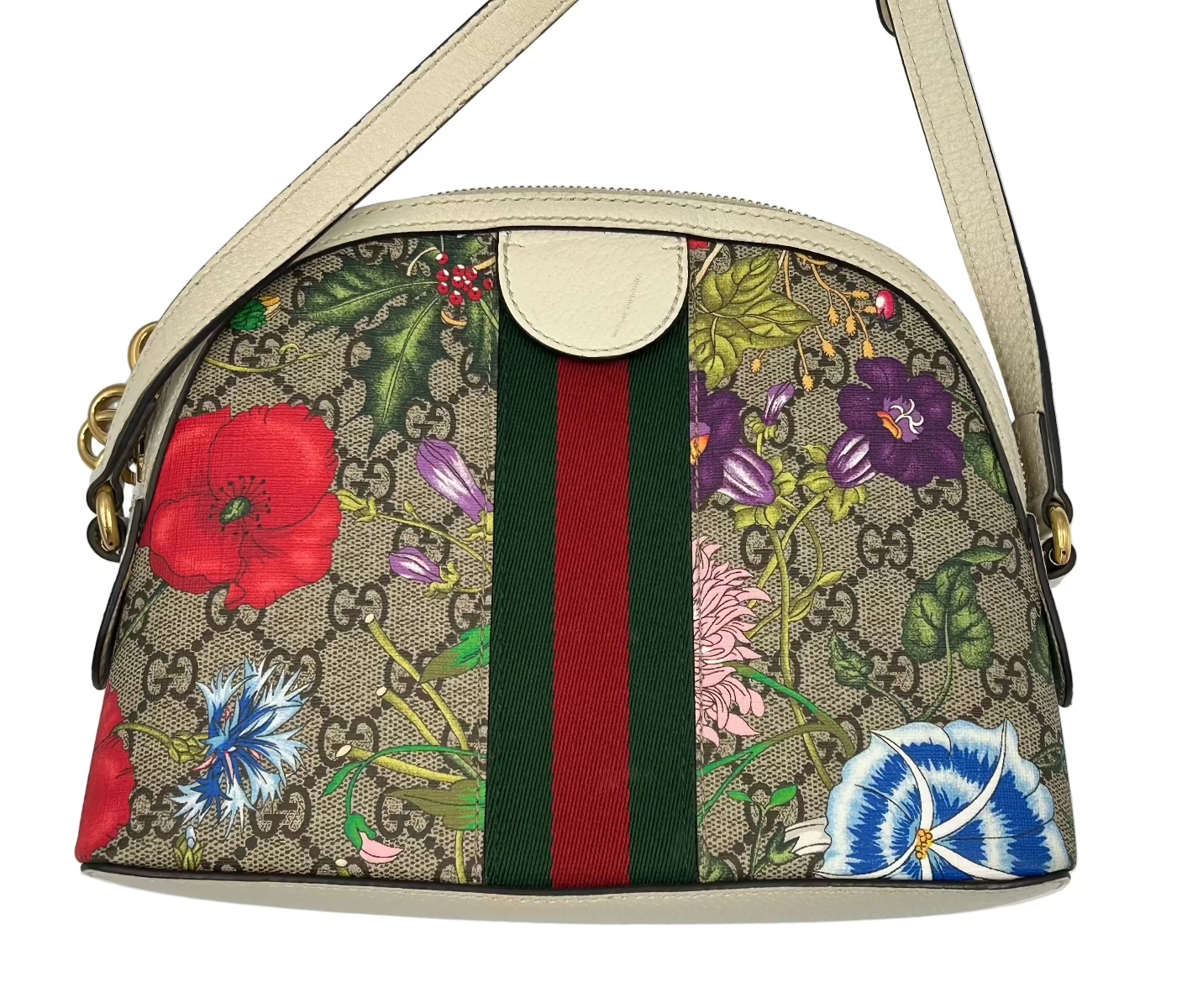 Gucci Ophidia Mini Bag with GG Blooms Print