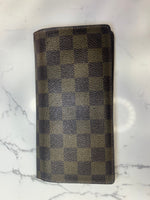 louis vuitton long damier ebene wallet