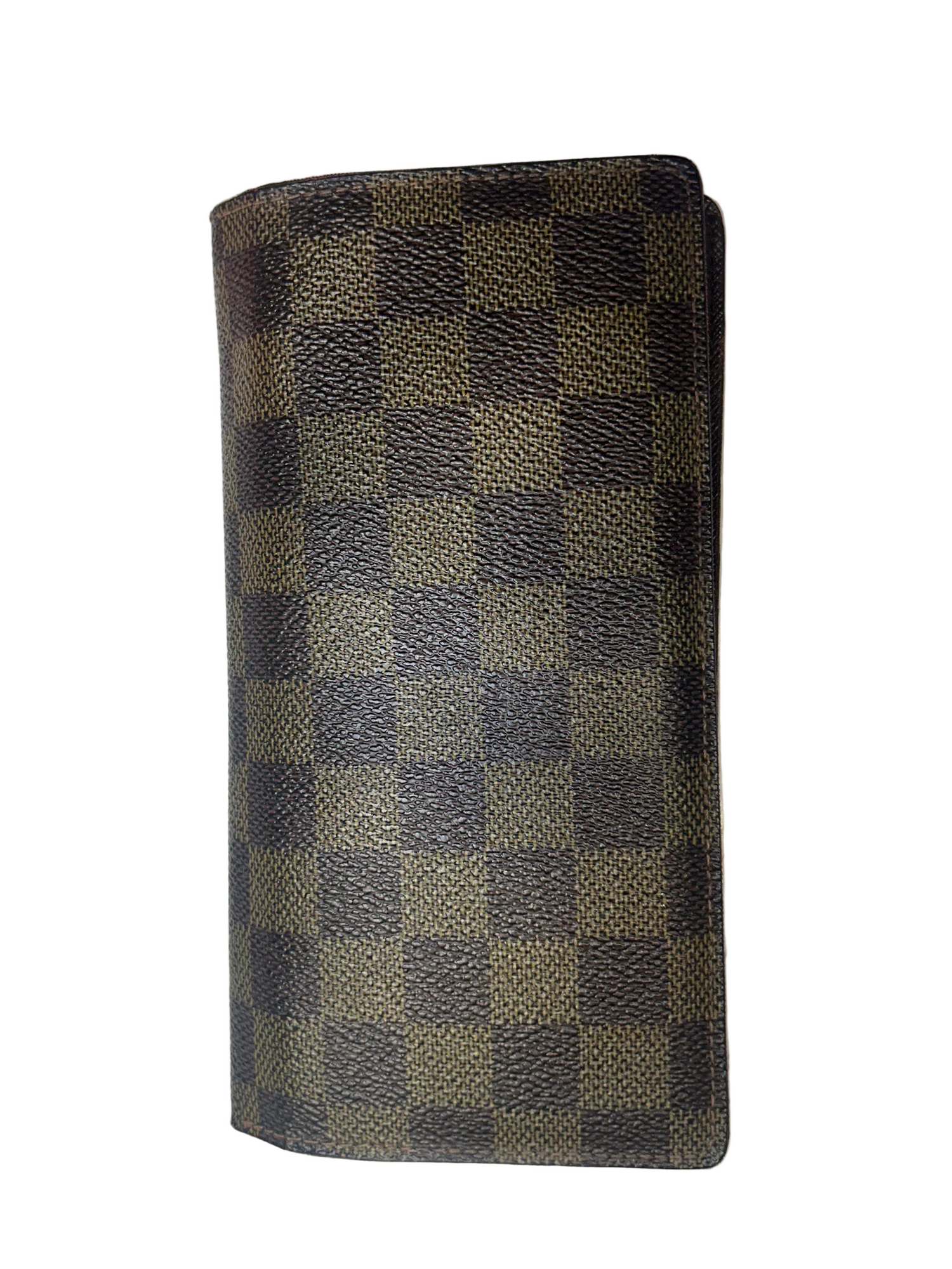 Louis Vuitton long wallet in Damier Ebene canvas